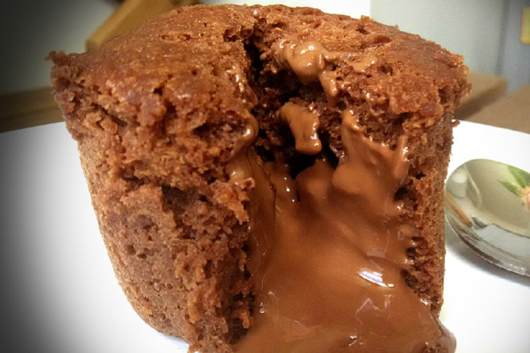 Receta de Coulant al Microondas