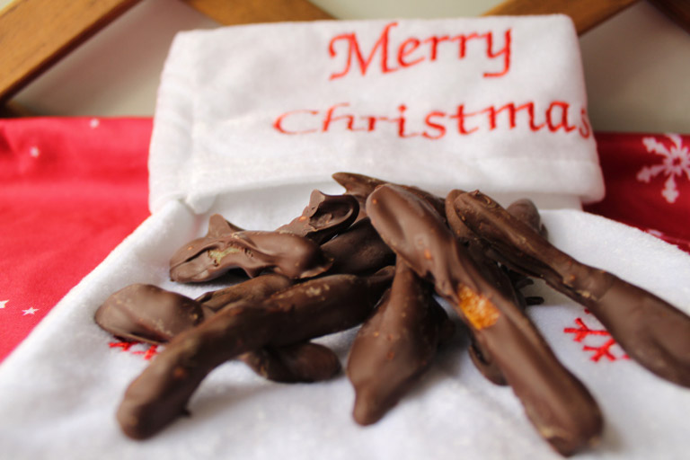 Receta de Naranja confitada con Chocolate