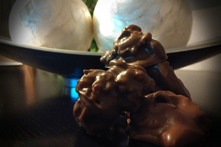 Receta de Rocas de Chocolate y Nueces